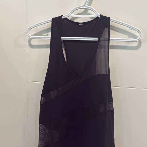 🏴 Lululemon Black Sheer Tank Top size 14 - Picture 5 of 8